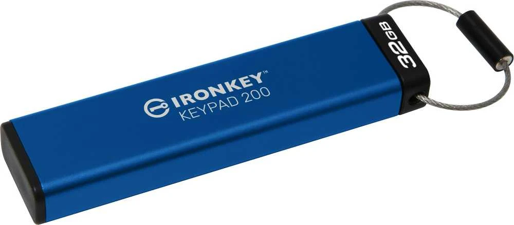 KINGSTON 32GB IRONKEY KEYPAD 200, FIPS 140-3 LVL 3 (PENDING) AES-256 ENCRYPTED