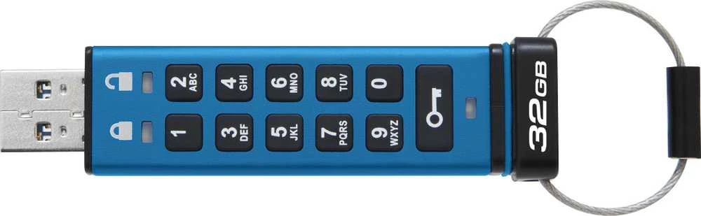 KINGSTON 32GB IRONKEY KEYPAD 200, FIPS 140-3 LVL 3 (PENDING) AES-256 ENCRYPTED