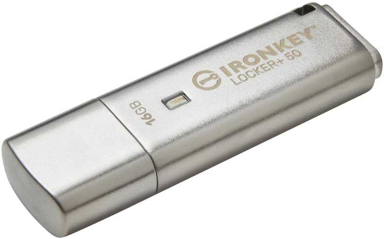 KINGSTON 16GB IKLP50 AES USB, W/256BIT ENCRYPTION