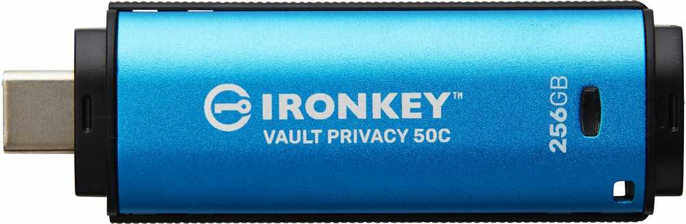 „Kingston IronKey Vault Privacy 50C“ 256 GB USB-C, 256 bitų, AES šifruotas
