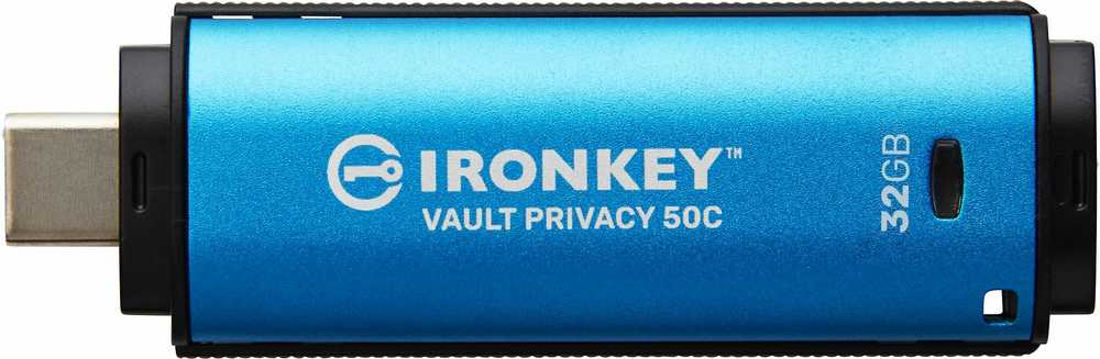 „Kingston IronKey Vault Privacy 50C“ 32 GB USB-C, 256 bitų, AES šifruotas