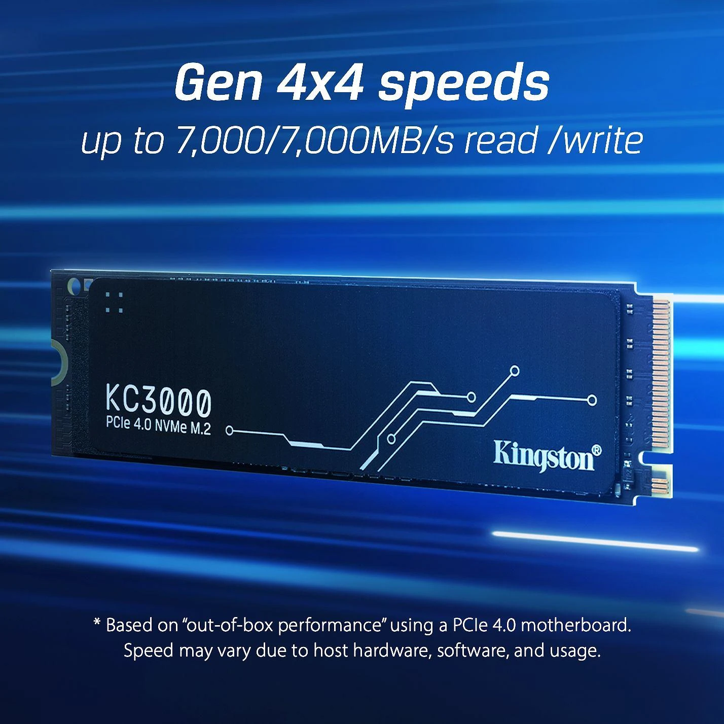 Kietasis diskas Kingston KC3000 M.2 Pcie 4.0 NVMe 1TB
