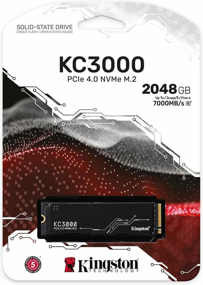 Kietasis diskas SSD Kingston KC3000 M.2 PCIe 4.0 NVMe 2TB