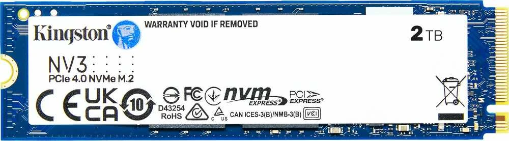 KINGSTON 2000GB NV3 M.2 2280 PCIe 4.0 NVMe SSD