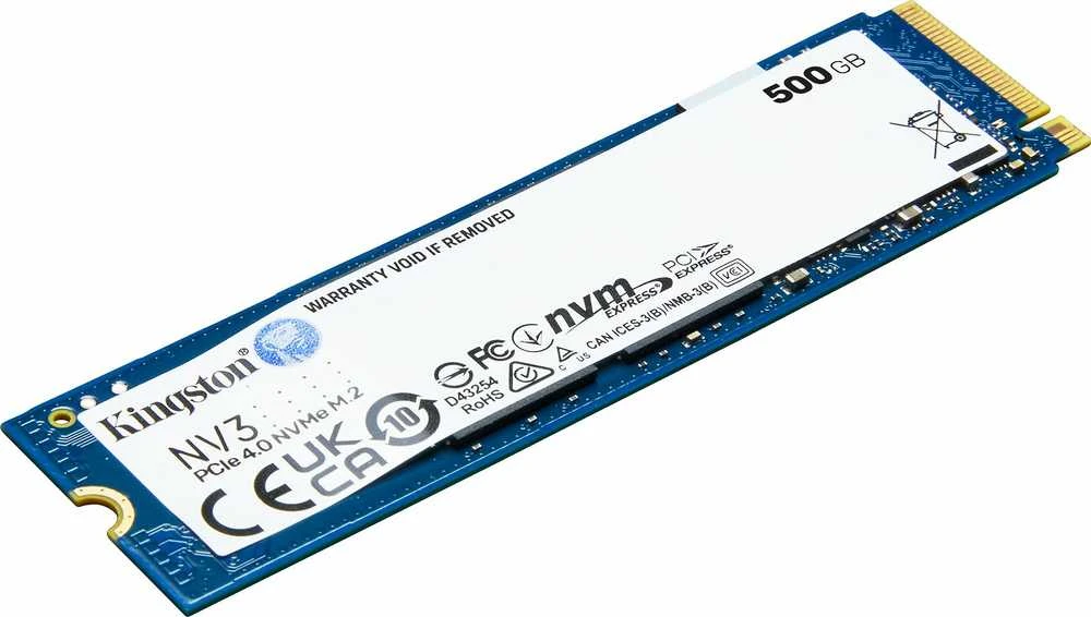 KINGSTON 500GB NV3 M.2 2280 PCIe 4.0 NVMe SSD