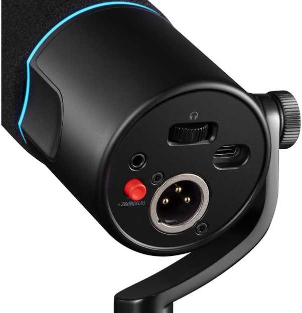 Kisai DC01 USB / XLR mikrofoni, musta