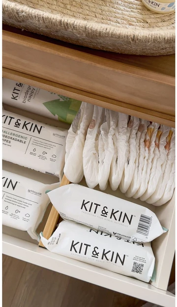 Kit & Kin Baby Wipes puhdistuspyyhesetti, 10 x 60 kpl