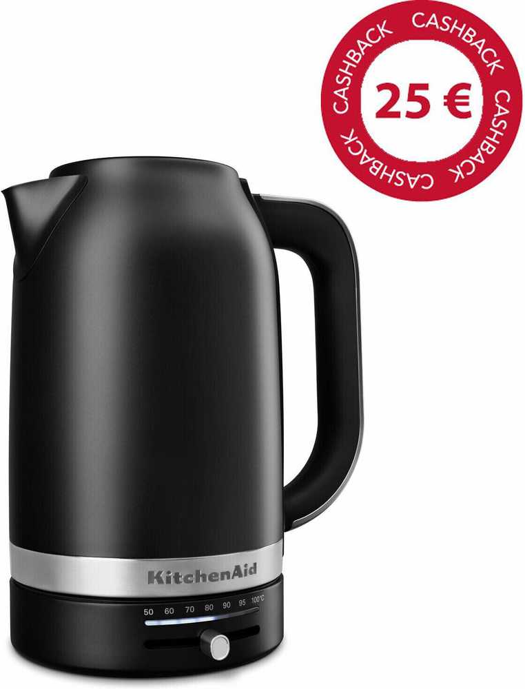 Virdulys KitchenAid 5KEK1701EBM vedenkeitin, mattamusta
