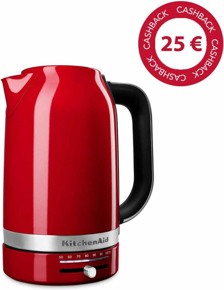 KitchenAid 5KEK1701EER electric virdulys 1.7 L 2400 W Raudona