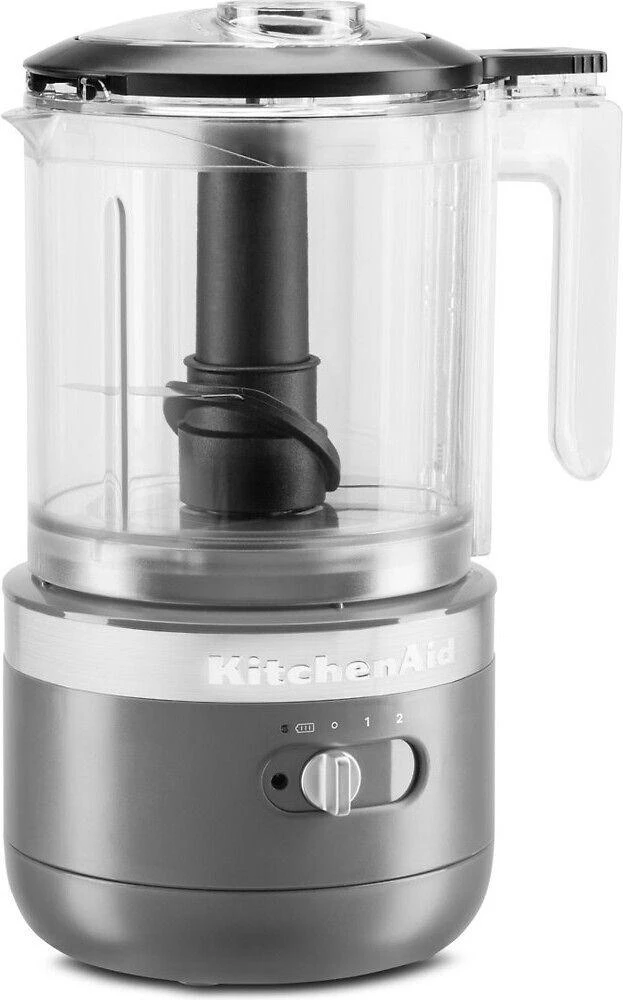 KitchenAid belaidis smulkintuvas, pilkas