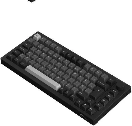Klaviatūra Akkogear 5075B Plus-S Juodas & Sidabrinis V3 Lavender RGB pelinäppäimistö