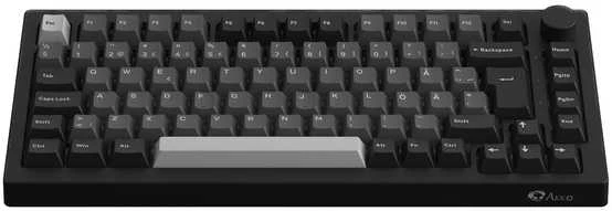 Klaviatūra Akkogear 5075B Plus-S Juodas & Sidabrinis V3 Lavender RGB pelinäppäimistö