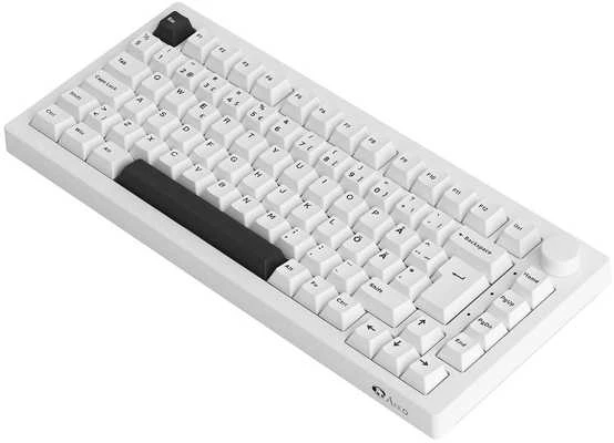 AKKO 5075B klaviatūra, RGB garsiakalbiai – „Lavender Violetinė Pro“, ISO DE/UK/NORDIC, odos baltumo