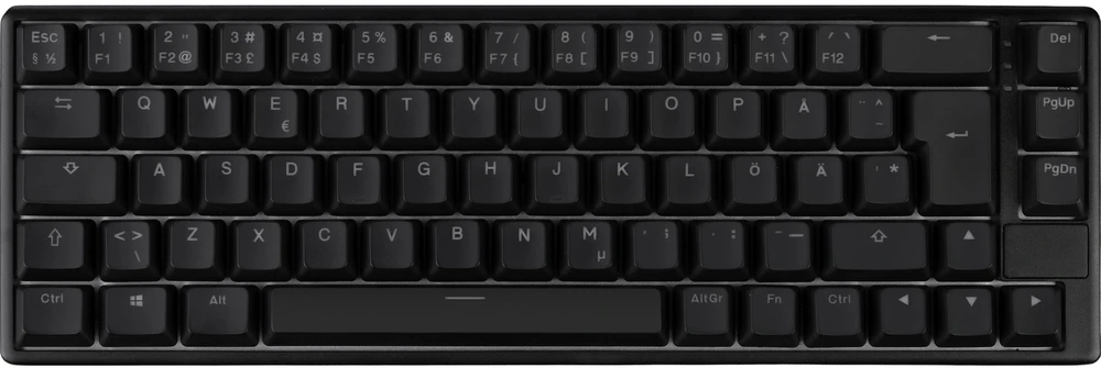 Klaviatūra Blackstorm Renegade HE RGB pelinäppäimistö, musta