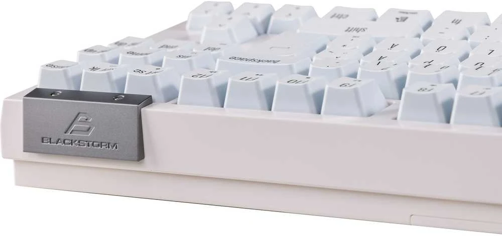 Klaviatūra Blackstorm Serenity TKL RGB mekaaninen pelinäppäimistö, valkoinen