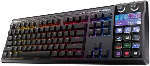 Klaviatūra Corsair Galleon 100 SD pelinäppäimistö integroidulla Elgato Stream Deckillä