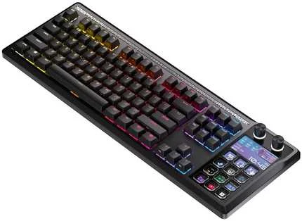 Klaviatūra Corsair Galleon 100 SD pelinäppäimistö integroidulla Elgato Stream Deckillä