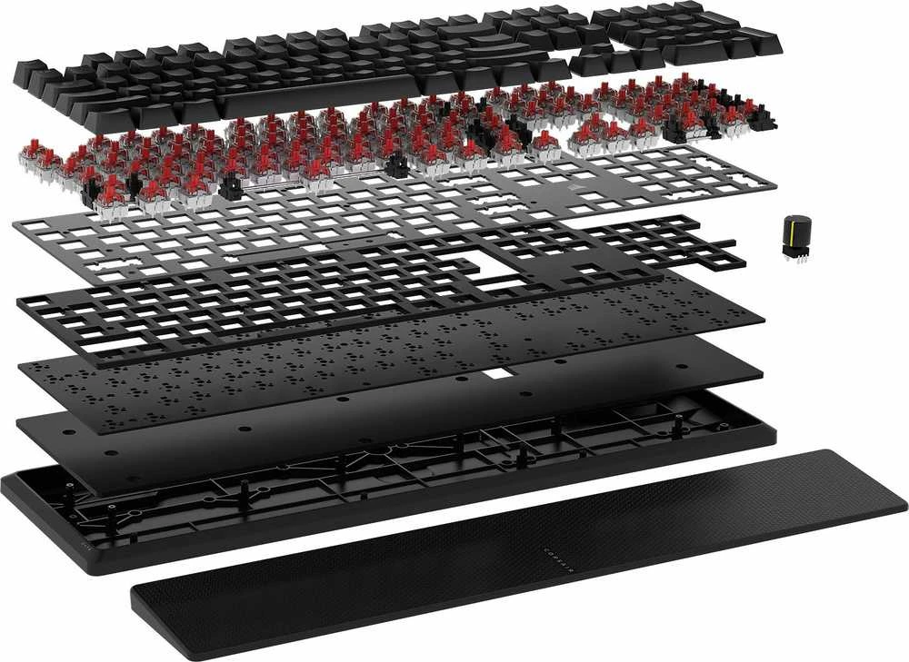 Corsair Microsystems Corsair K70 CORE RGB Mechaninė klaviatūra žaidimams + su riešo atrama
