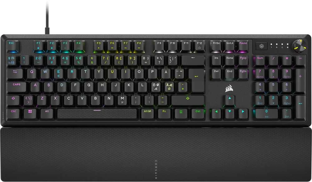 Corsair Microsystems Corsair K70 CORE RGB Mechaninė klaviatūra žaidimams + su riešo atrama