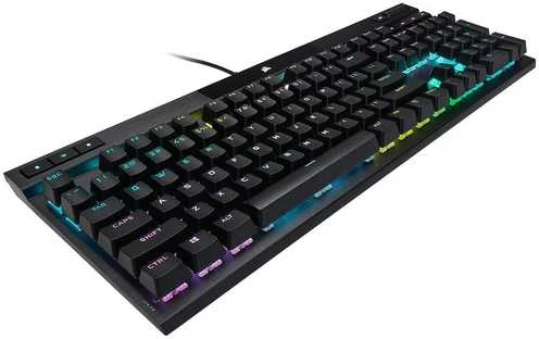 Corsair Mechaninė klaviatūra žaidimams with PBT DOUBLE SHOT PRO Keycaps | K70 RGB PRO | Klaviatūra žaidimams | su laidu | Nordic | Juodas | CHERRY MX SPEED