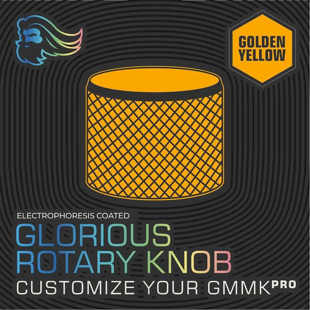 Klaviatūra Glorious GMMK PRO Rotary Knob – galtonos spalvos