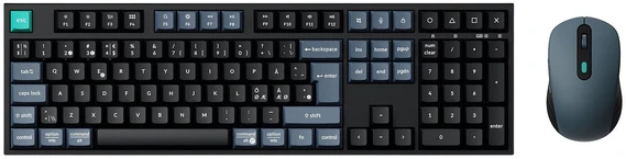 Klaviatūra Keychron B36 & BM25 näppäimistö ja hiiri