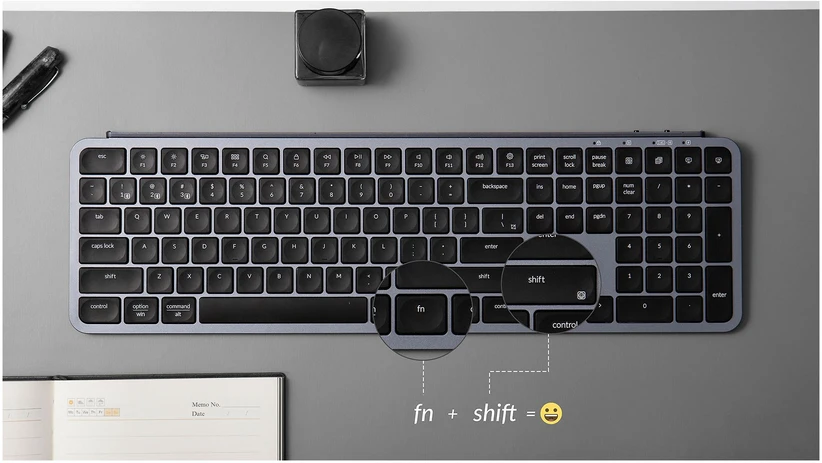 Keychron B6 Pro & BM24 Klaviatūra ir pelė Combo Wireless Tri-Mode