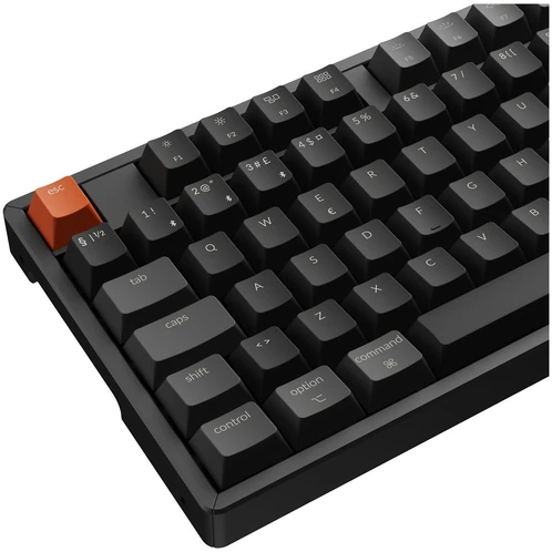 Klaviatūra Keychron K10v2 RGB aliuminio karšto keitimo QMK Keychron itin rudas