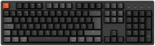 Klaviatūra Keychron K10v2 RGB aliuminio karšto keitimo QMK Keychron itin rudas