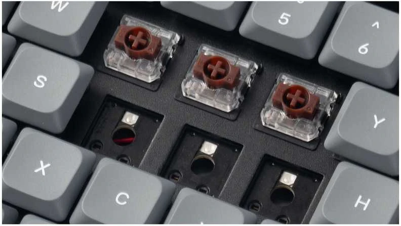 Klaviatūra Keychron K17 MAX Wireless TriMode Hot Swap QMK/VIA Gateron Low Profile Brown