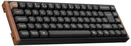 Klaviatūra Keychron K6 HE SE 65 % pelinäppäimistö, musta/puu