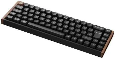 Klaviatūra Keychron K6 HE SE 65 % pelinäppäimistö, musta/puu
