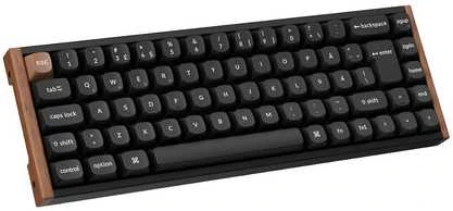 Klaviatūra Keychron K6 HE SE 65 % pelinäppäimistö, musta/puu