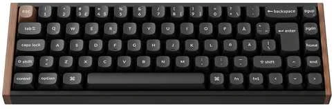 Klaviatūra Keychron K6 HE SE 65 % pelinäppäimistö, musta/puu
