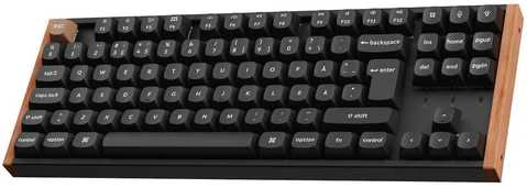 Klaviatūra Keychron K8 HE SE 80 % pelinäppäimistö, musta/puu