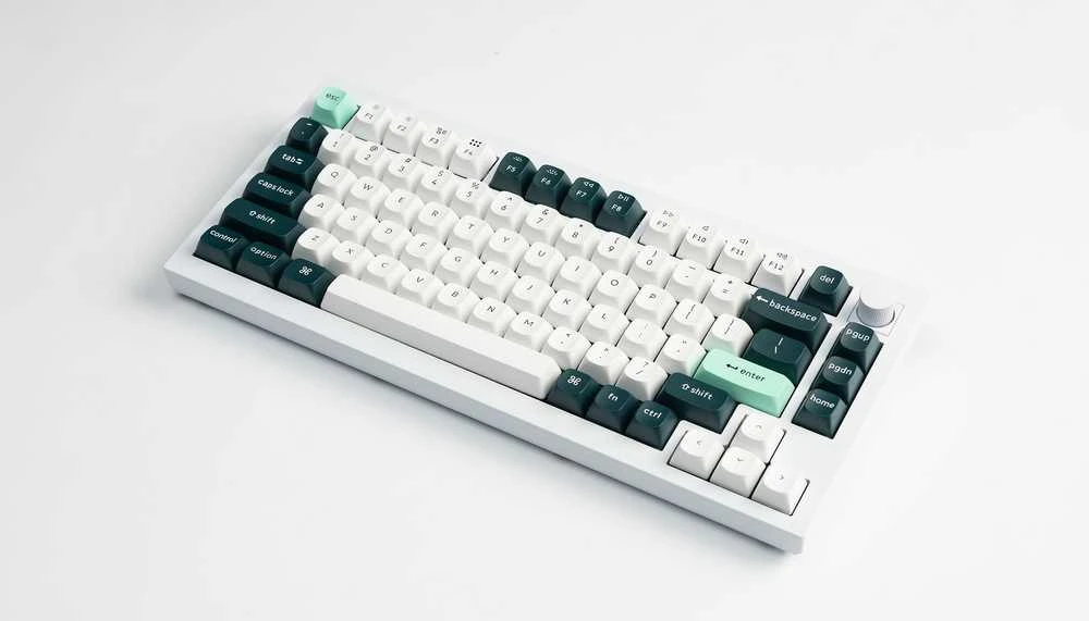 Klaviatūra Keychron Q1 HE, su laidu & Wireless, USB + RF belaidė + Bluetooth, Magnetic-mechaninė key switch, QWERTY, RGB LED, Baltas