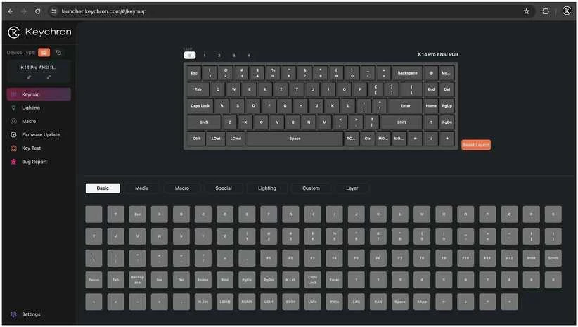 Klaviatūra Keychron Q2 Max, laidinis ir belaidis, USB + RF belaidis + „Bluetooth“, magnetinis-mechaninis rakto jungiklis, RGB LED, juodas, anglies pluošto