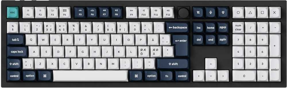 Keychron Q6 Max 100% belaidė mechaninė klaviatūra (Q6M-M3)