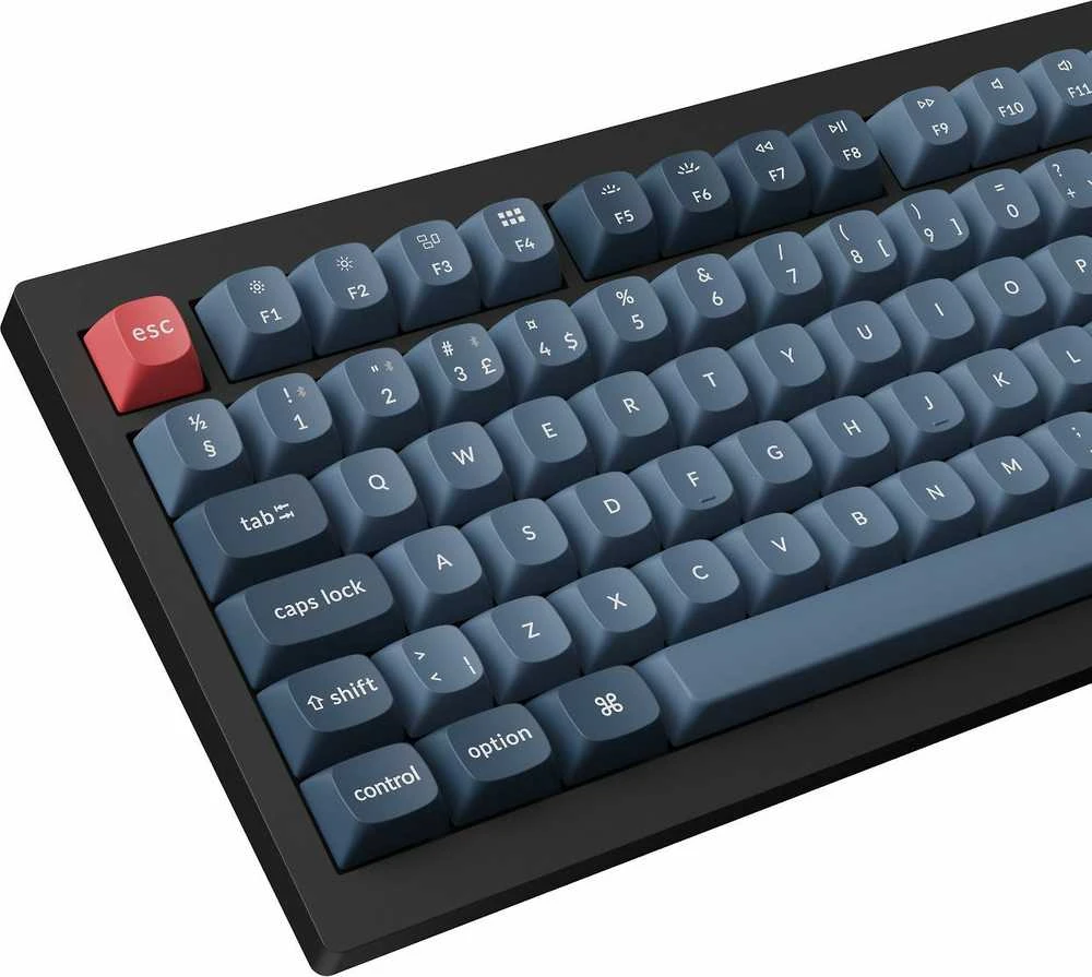 Keychron V1 Max Gateron Raudona Switch Belaidė Klaviatūra