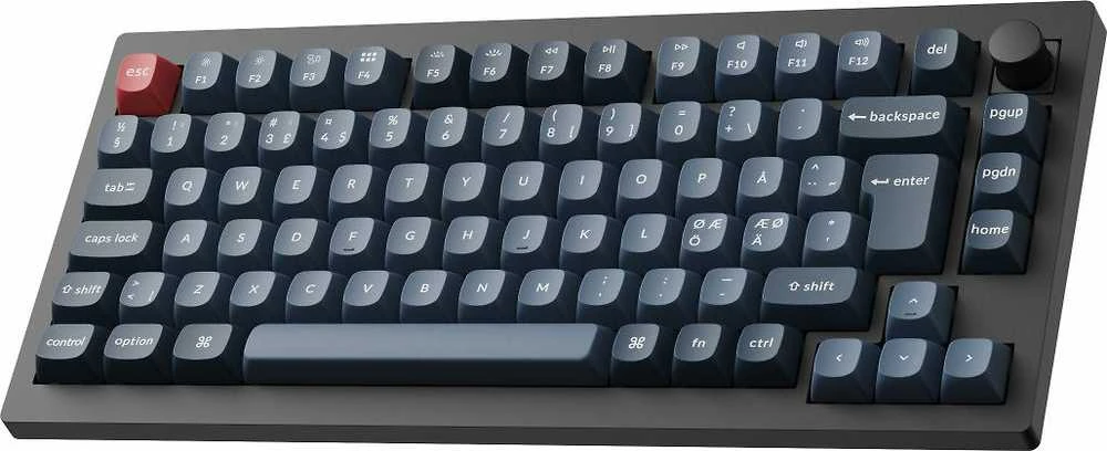 Keychron V1 Max Gateron Raudona Switch Belaidė Klaviatūra