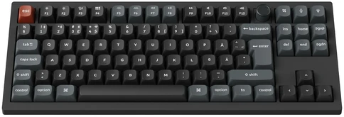 Klaviatūra Keychron V3 Ultra 80% 8K Wireless Tri-Mode Juodas Keychron POM Brown