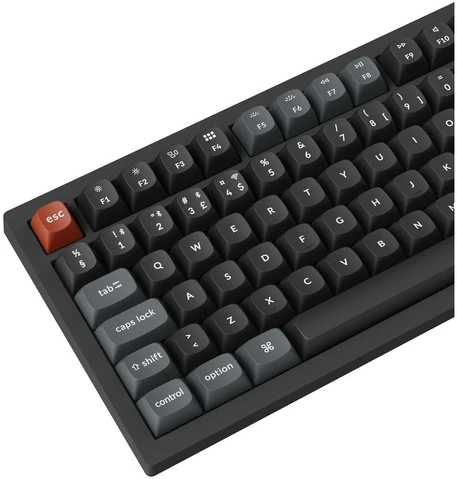 Klaviatūra Keychron V3 Ultra 80% 8K Wireless Tri-Mode Juodas Keychron POM Brown