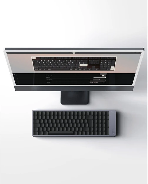 Klaviatūra Usorteret Lofree Flow 2 100 Kailh Pulse Tactile mekaaninen näppäimistö, musta