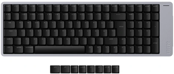 Klaviatūra Usorteret Lofree Flow 2 100 Kailh Pulse Tactile mekaaninen näppäimistö, musta