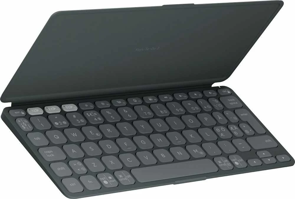 „Logitech Keys-To-Go 2“ nešiojama belaidė klaviatūra planšetiniams kompiuteriams – Šiaurės šalių kalbomis