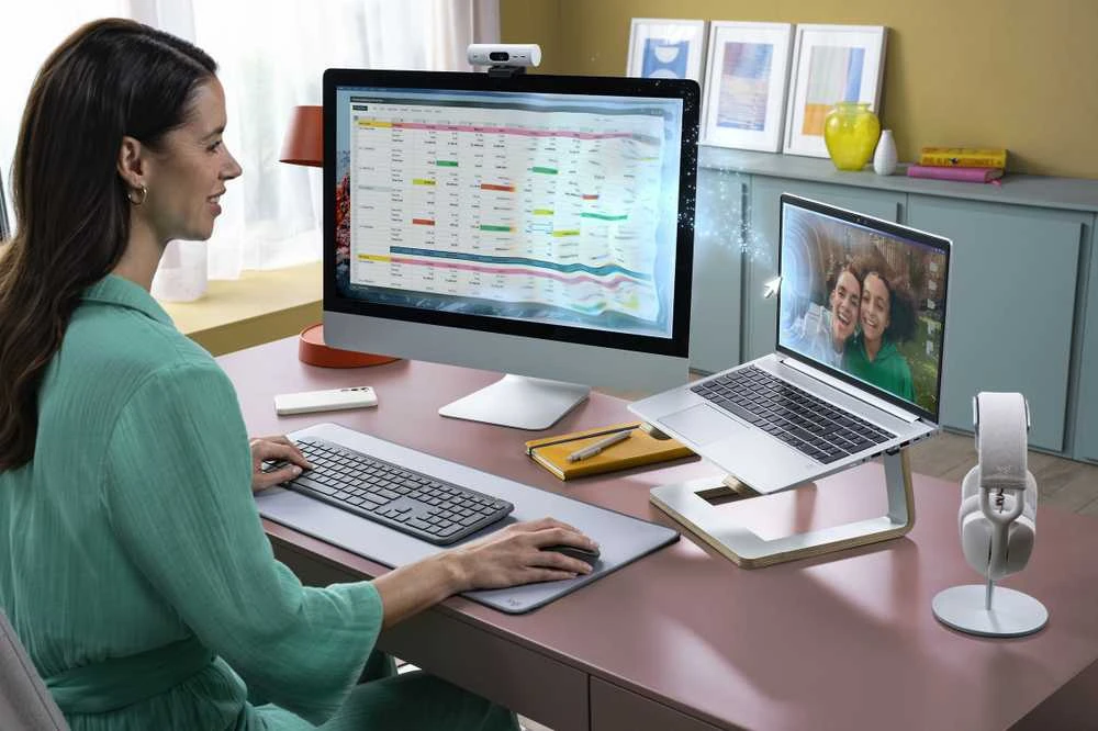 „Logitech Signature Slim“ belaidė klaviatūra ir pelė, MK950, grafitas, Nordic, belaidė