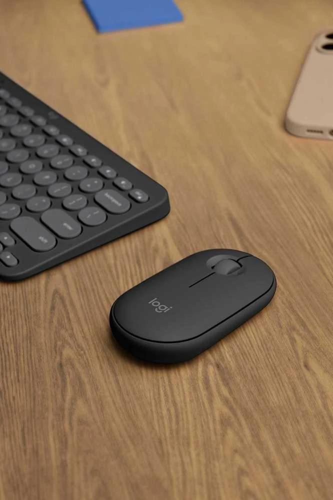 Klaviatūra ir pelė Logitech Pebble 2 Combo for Mac, grafito spalvos, Nordic išdėstymas