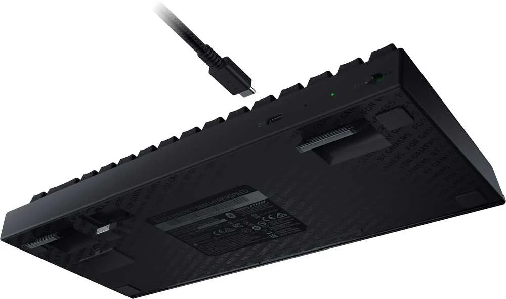Belaidė 65% Klaviatūra Razer BlackWidow V3 Mini HyperSpeed su Razer Chroma RGB, Yellow Switch, Nordic išdėstymas