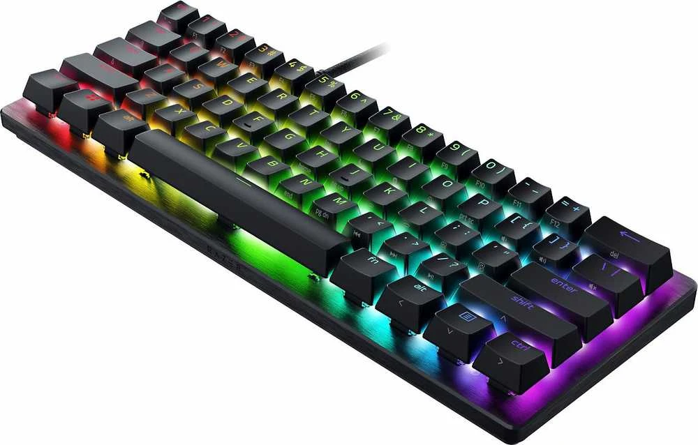 Razer | Mini Klaviatūra žaidimams | Huntsman V3 Pro | Klaviatūra žaidimams | su laidu | Nordic | Analog Optical | Juodas