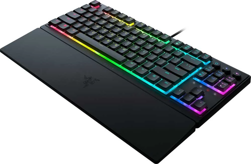 Razer | Ornata V3 Tenkeyless | Mechaninė klaviatūra žaidimams | su laidu | RGB LED pašvietimas | NORD | Juodas
